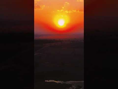 Pôr do sol em itapuranga Goiás