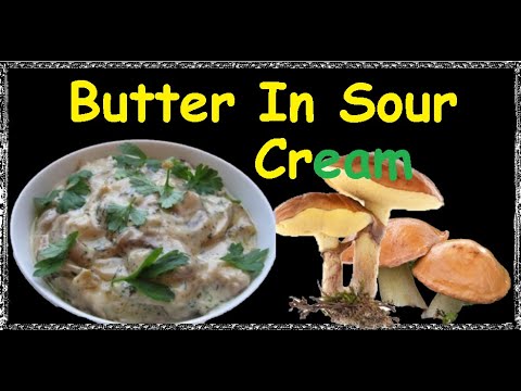 Butter In Sour Cream / Book of recipes / Bon Appetit