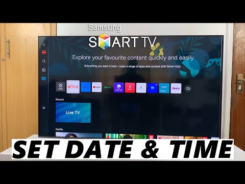 How To Change Date & Time On Samsung Smart TV