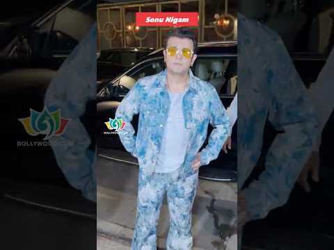 Bollywood singer Sonu Nigam spotted in Mumbai