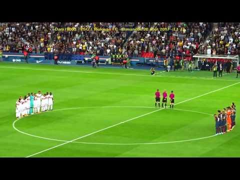 PSG / TFC 20.08.2017 : 6-2 (L1 J3) 6/7 : Hommage aux victimes de Barcelone et Cambrils