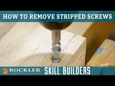 How to Remove Stripped Screws with a Screw Extractor | Rockler Skill Builder