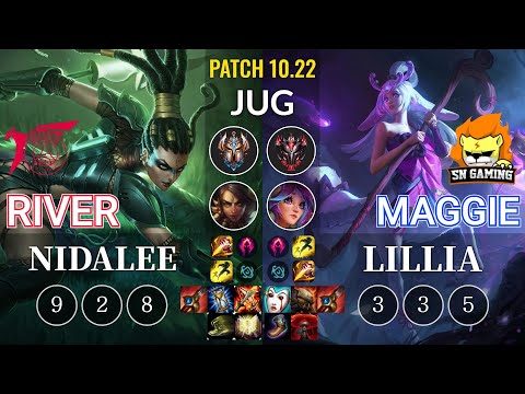 TLN River Nidalee vs SN Maggie Lillia Jungle - KR Patch 10.22