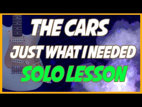 The Cars - Just What I Needed - Solo Lesson