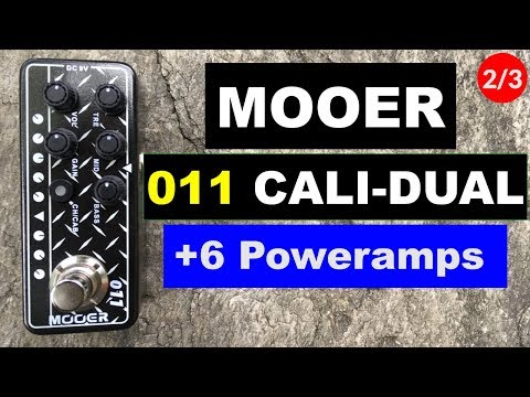 011 CALI DUAL - MOOER Vorstufenpedal Vorführung - Teil 2