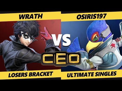 CEO 2019 SSBU - Wrath (Joker) Vs. SL | Osiris197 (Falco) Smash Ultimate Tournament Top 192 Losers