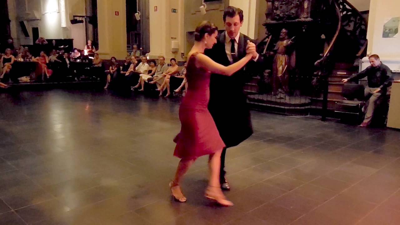 Milonga de Gante  Dimitris Biskas  y Mariana Patsarika demo 1 dat 24 sept 2016