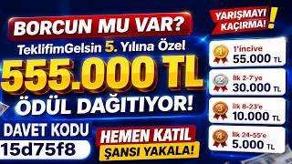 Teklifim Gelsin Borcum Bitsin para kazandırıyor #teklifimgelsin #borcu