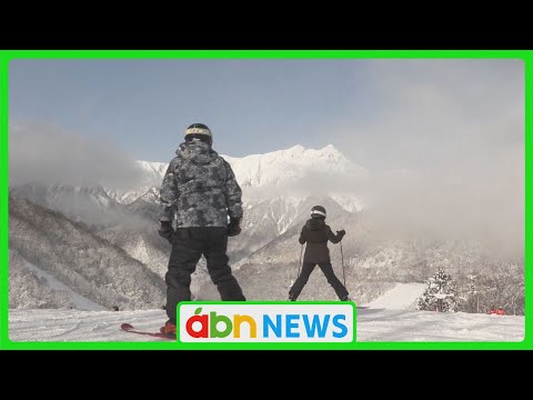 北アルプスを望む鹿島槍スキー場で待望の営業開始　県内外からのスキーヤーが初滑りに歓声（abnニュース　2025.12.13）