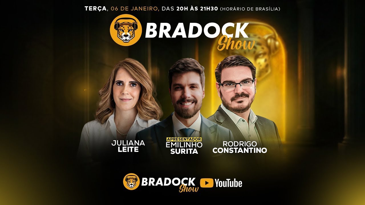 Bradock Show 06/01/26 - Emilinho Surita, Constantino e Juliana Leite