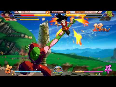 Dragon Ball FighterZ: Supernoon vs BC | Apologyman - First Attack 2019 Top 8