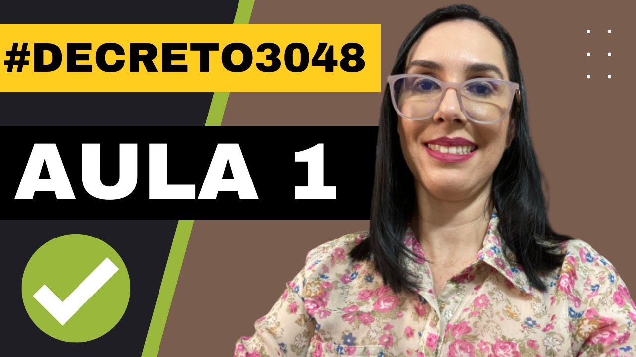 Projeto Decreto 3048 Regulamento da Previdência Aula 1