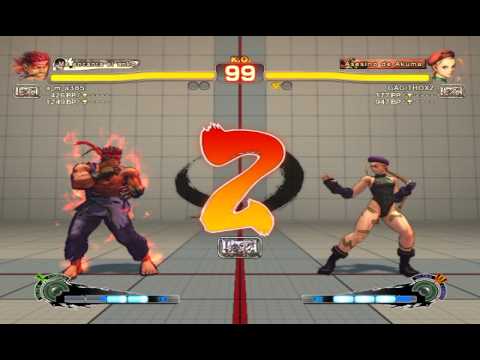a_m_a845(Evil Ryu)Vs GAGITHOXZ(Cammy)
