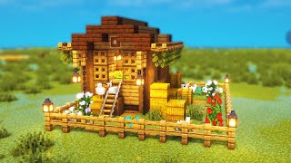 Minecraft Chicken Coop Tutorial - How to Build a Chicken Coop Farm in Minecraft 1.20