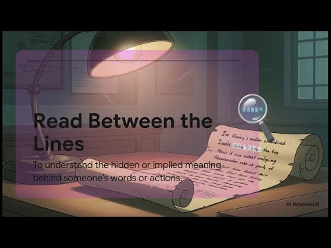 071 - Read Between the Lines | 365 English Idioms You’ll Actually Use