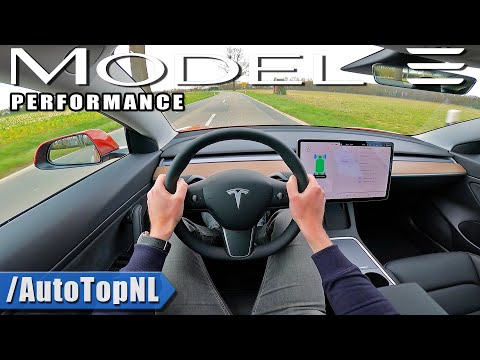 2021 Tesla Model 3 Performance 462HP POV Test Drive by AutoTopNL
