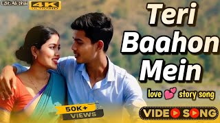 Download lagu Teri Baahon Mein Lyrical AI Video Song 💘| Tera Chehra | Arjit Singh Feat. New Hindi romantic song  mp3