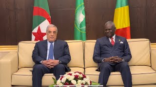 Arrivée du Premier ministre à Brazzaville pour prendre part à la réunion du Comité de haut niveau de l'UA sur la Libye