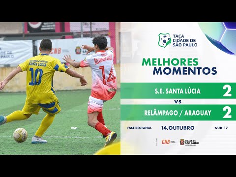 Melhores Momentos - S.E. SANTA LÚCIA ( x ) RELÂMPAGO / ARAGUAY- GRUPO C - SUB 17 - 14/10/2023