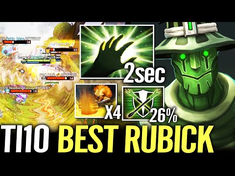 🔥 TI10 100% Best Rubick Player — Echo Slam Steal 4MAN Biggest Impact by Yapzor Dota 2 Pro