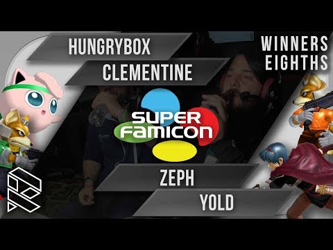 Super Famicon '17 - Hungrybox & Clementine vs Zeph & YOld - Winners Eighths