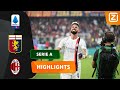 GIROUD ALS KEEPER & 2x ROOD IN GESPANNEN STRIJD | Genoa vs AC Milan | Serie A 2023/24 | Samenvatting