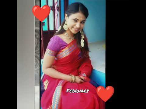 💐Sun tv girls in red dress💐||@ krishna priya