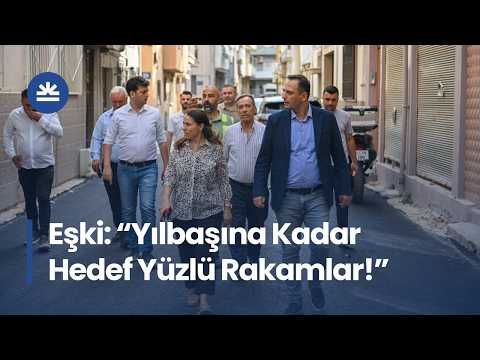 Bornova Çamdibi'nde 282 Sokak Asfaltla Buluşuyor