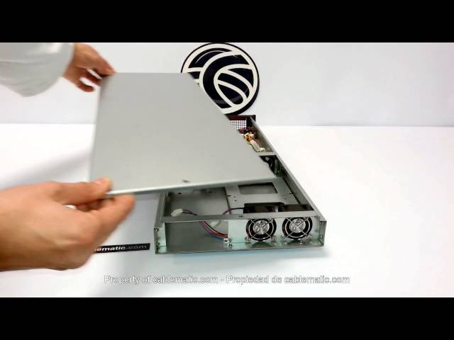 Vídeo relacionado con Caja ATX Rack 1U F545 2x3.5 para CK81-CK82 de RackMatic