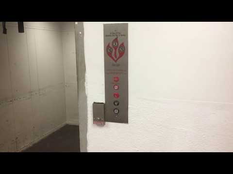 Modernized Otis hydraulic freight elevator - Wm. Pitt Union - University of Pittsburgh - PA