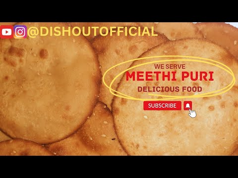 Meethi Puri Recipe | Sweet and Crispy Indian Delicacy | Festive Treat