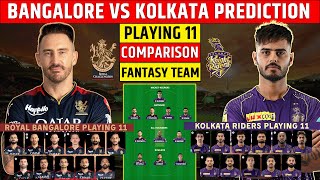 RCB vs KKR Dream11 Prediction IPL 2023 | RR vs PBKS Playing 11 | Bangalore vs Kolkata Comparison