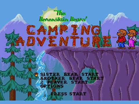 The Berenstain Bears Sega Genesis / Mega Drive intro + demo gameplay