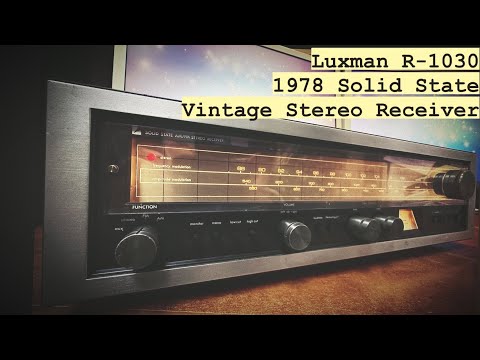 LUXMAN R-1030 🌈RaRe🌈 Vintage Solid State Stereo Receiver image 6