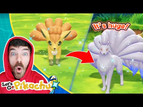 Shiny Vulpix & Shiny Ninetales Live Reaction | Pokemon Let's Go Pikachu Extreme Shiny Living Dex