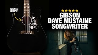 Video thumbnail for Dave Mustaine Gibson Songwriter (signed) - A "Badass" Signature Guitar! by Acoustic Letter