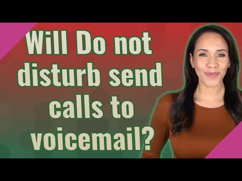 YouTube video about: Will do not disturb send calls to voicemail?