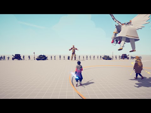 NARUTO KAGUYA And SASUKE Vs Marley And ARMORED TITAN - TABS Totally Accurate Battle Simulator 🔥 🔥