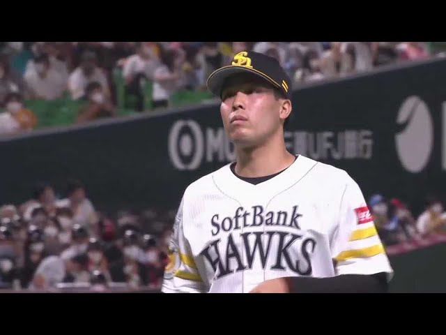 【8回表】3人ピシャリ!! ホークス・藤井皓哉 上位打線を3者凡退に抑える!! 2022年7月30日 福岡ソフトバンクホークス 対 埼玉西武ライオンズ