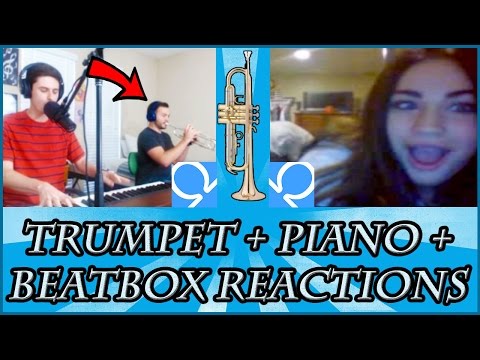 TRUMPET + Piano/Beatbox - OMEGLE REACTIONS