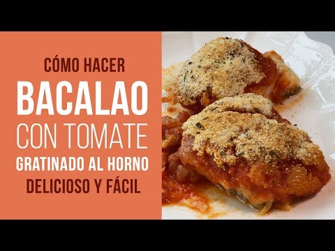 La mejor receta de BACALAO con TOMATE 🐟 🍅 [FÁCIL] 😋en 30 minutos