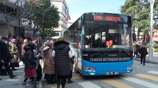 TRABZON - Toplu taşıma araçlarına binenler, o sene, bu sene sözleriyle