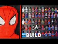 55 SPIDER-MAN LEGO Minifigures! - SPIDER BOOK Speed Build! - Marvel - Unofficial LEGO | Beat Build