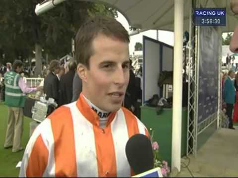William Buick after Ortensia takes 2012 Coolmore Nunthorpe Stakes