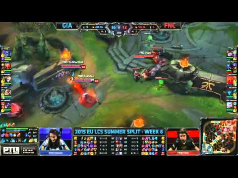 AP Ezreal in Solo Queue Soon Giants vs Fnatic (GIA vs FNC) 2015 EU LCS Summer W6D1