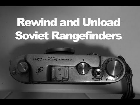 Unloading Film - Soviet Rangefinder