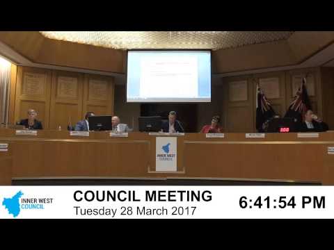 Inner West Council | Council Meeting | 28/03/2017