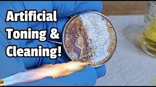 Silver Coin Toning & Cleaning - How To Spot Artificial Toning & Cleaning on Silver Coins & Morgans