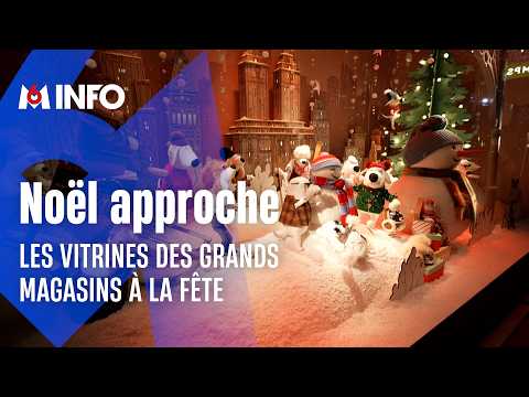 Les grands magasins peaufinent leurs vitrines