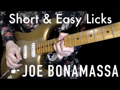 Blues Guitar Lesson: "Joe Bonamassa" Blues Licks in E♭ | #143